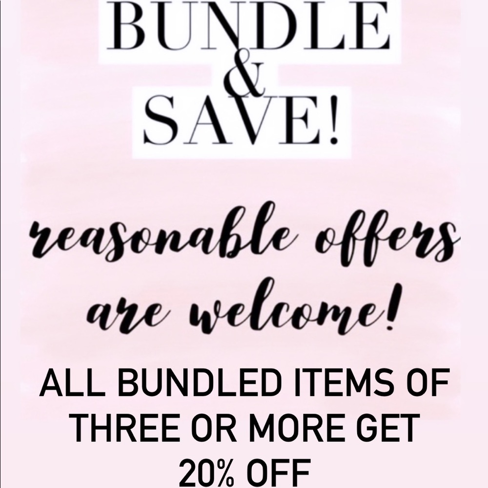 Make an offer or bundle to safe 20%